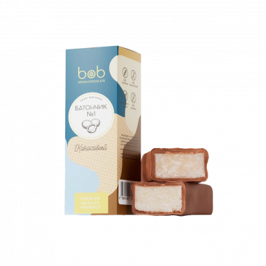 Батончик глазированный "Кокосовый" Bob