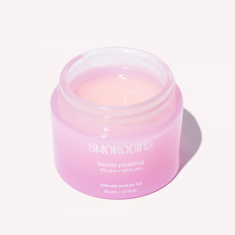 Маска-пилинг для лица деликатная Smorodina